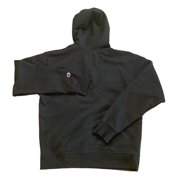 Champion Black Hooded Pullover Sweatshirt Size Medium‎ - Picture 2 of 6